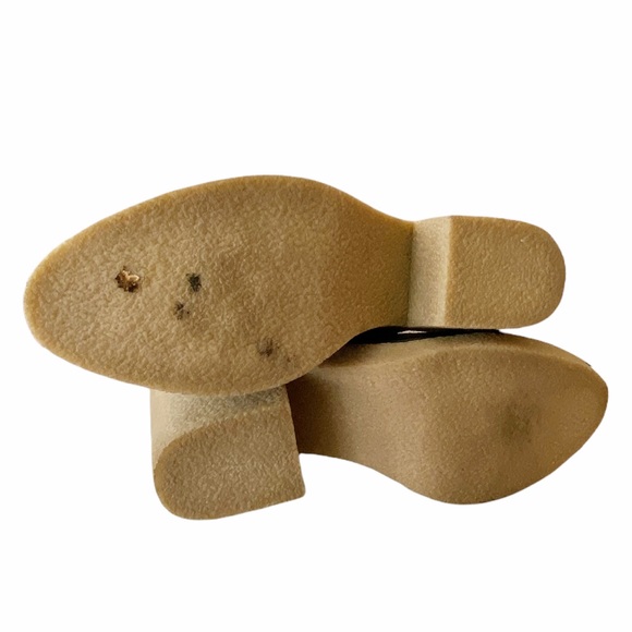 Urban Outfitters Posey Gumsole Classic Boots Boho Black Suede Upper Size 10M - Picture 10 of 11